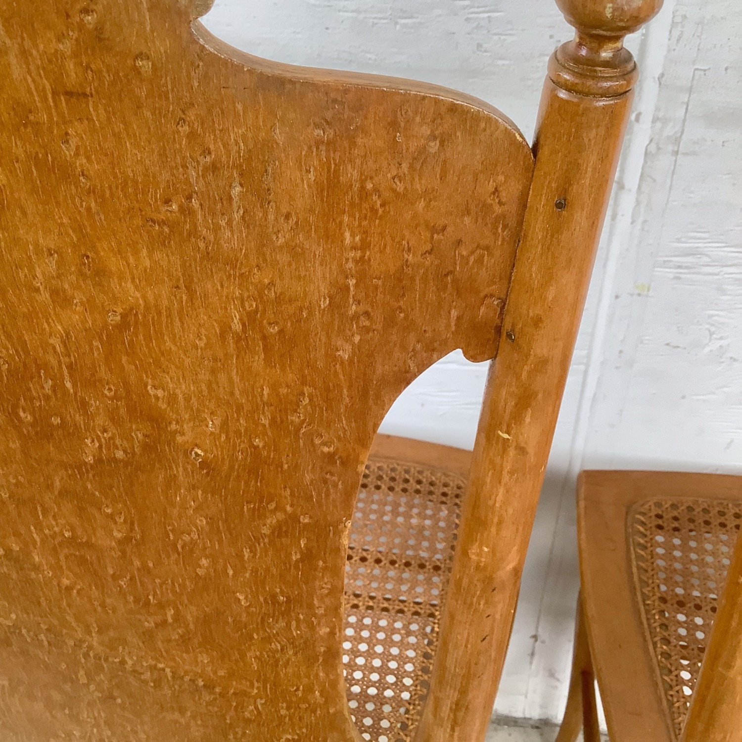 Antique Caned Seat Side Chairs– Pair - image-25