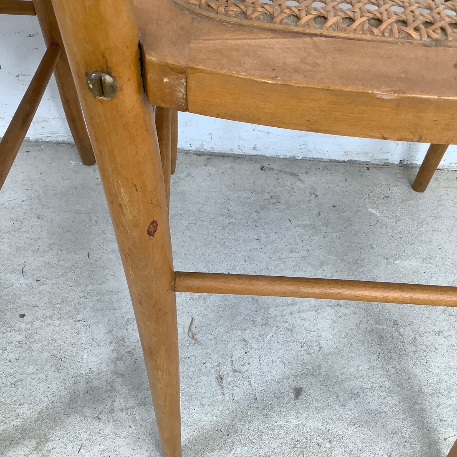Antique Caned Seat Side Chairs– Pair - image-16