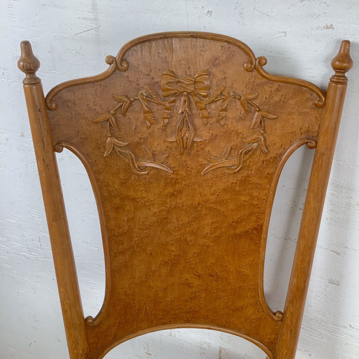 Antique Caned Seat Side Chairs– Pair - image-5