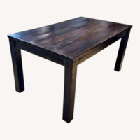 Havana Dark Wood Square Leg Dining Table