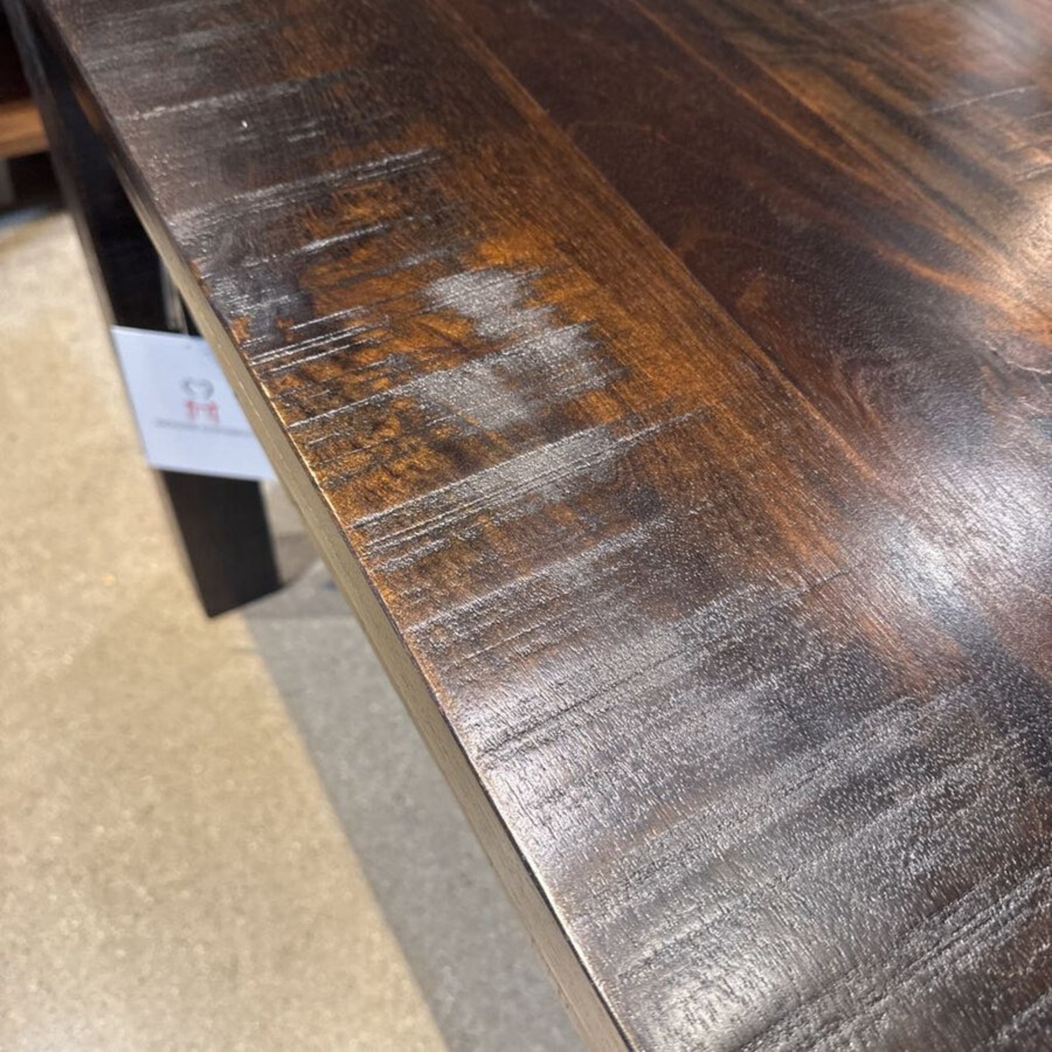 Havana Dark Wood Square Leg Dining Table - image-7