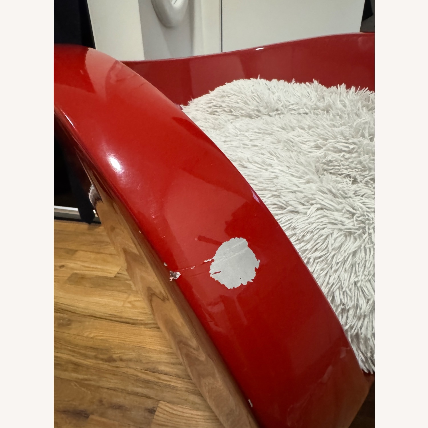 Moroso Ron Arad Red Plastic Accent Chair - image-3