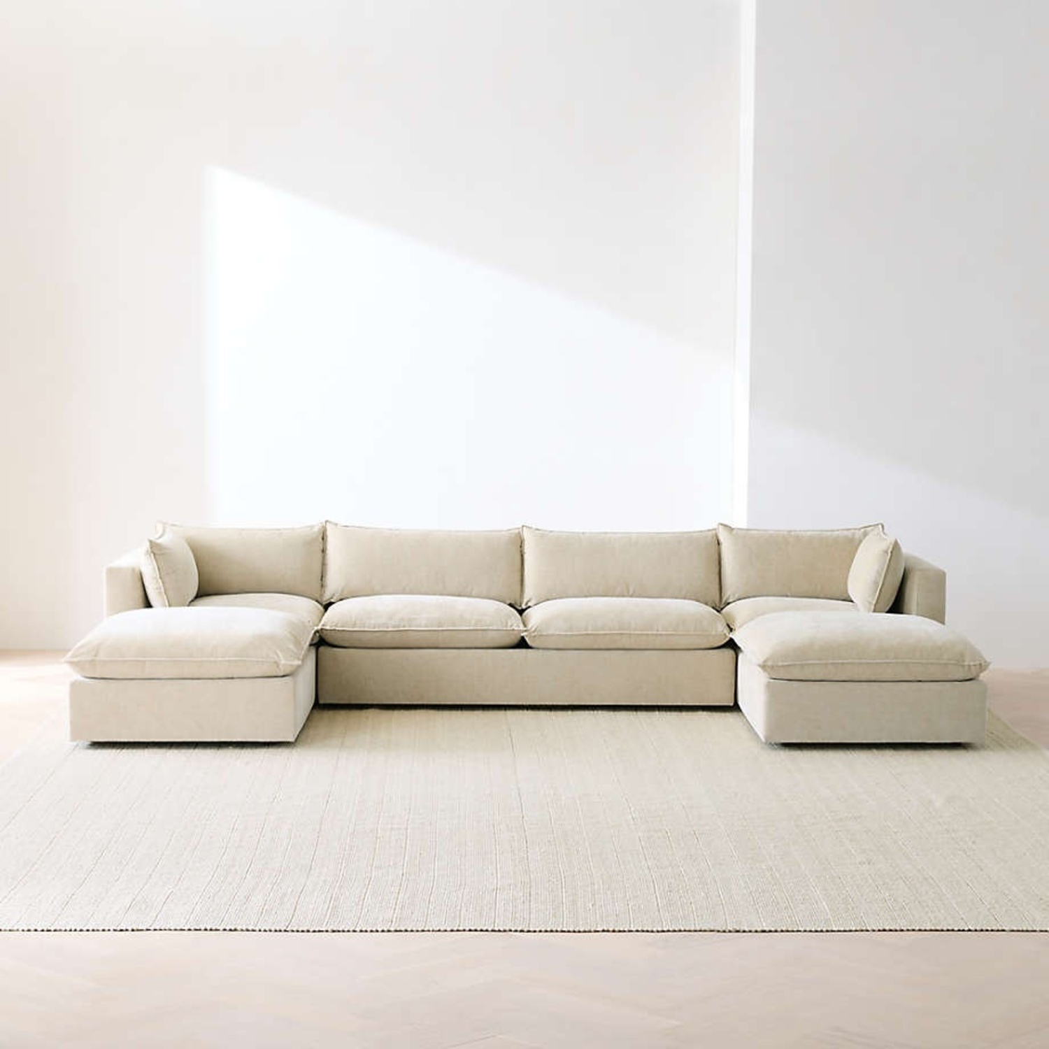 Crate & Barrel Lotus Deep Modular 5-Pcs Sectional - image-6