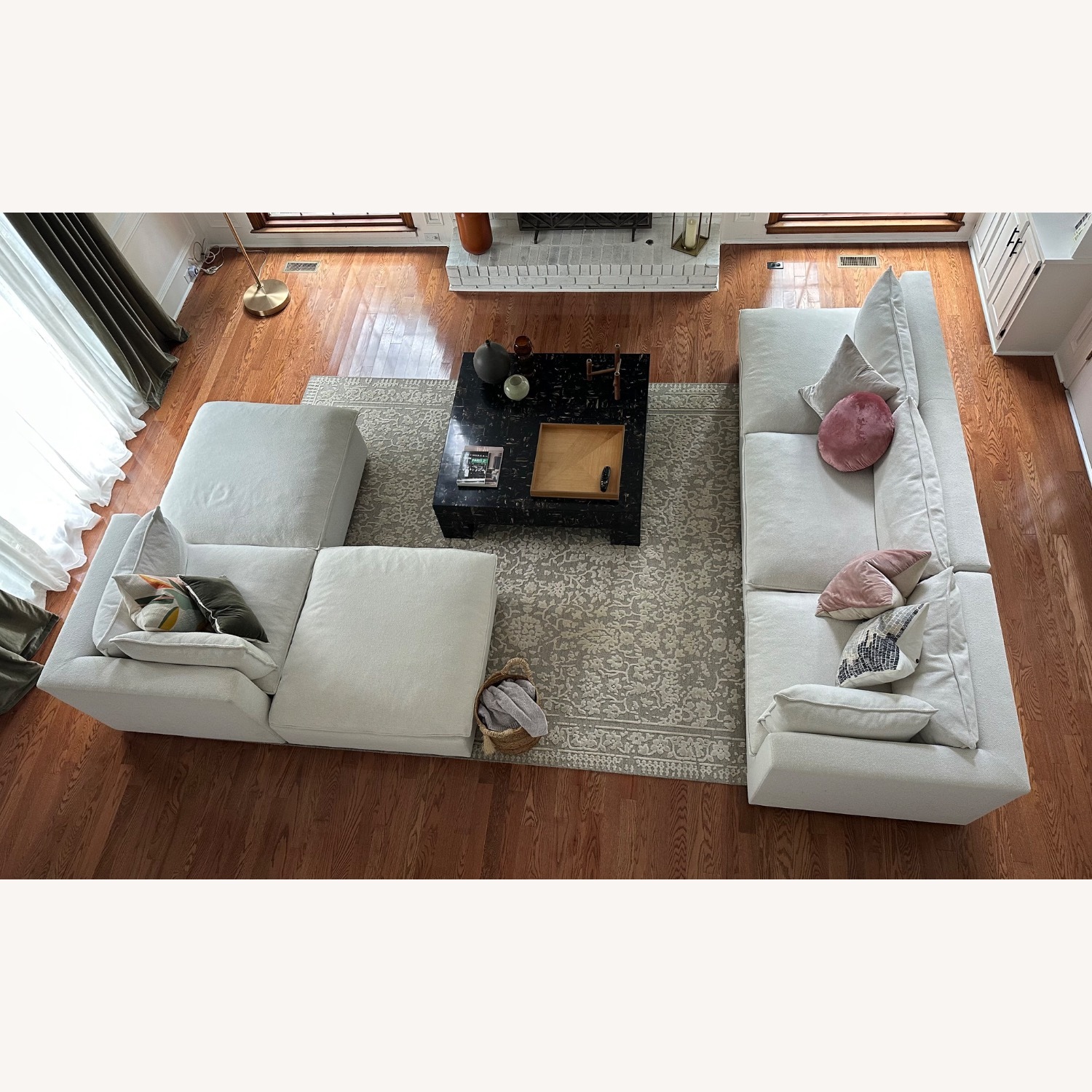 Crate & Barrel Lotus Deep Modular 5-Pcs Sectional - image-2