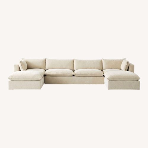 Used Crate & Barrel Lotus Deep Modular 5-Pcs Sectional for sale on AptDeco
