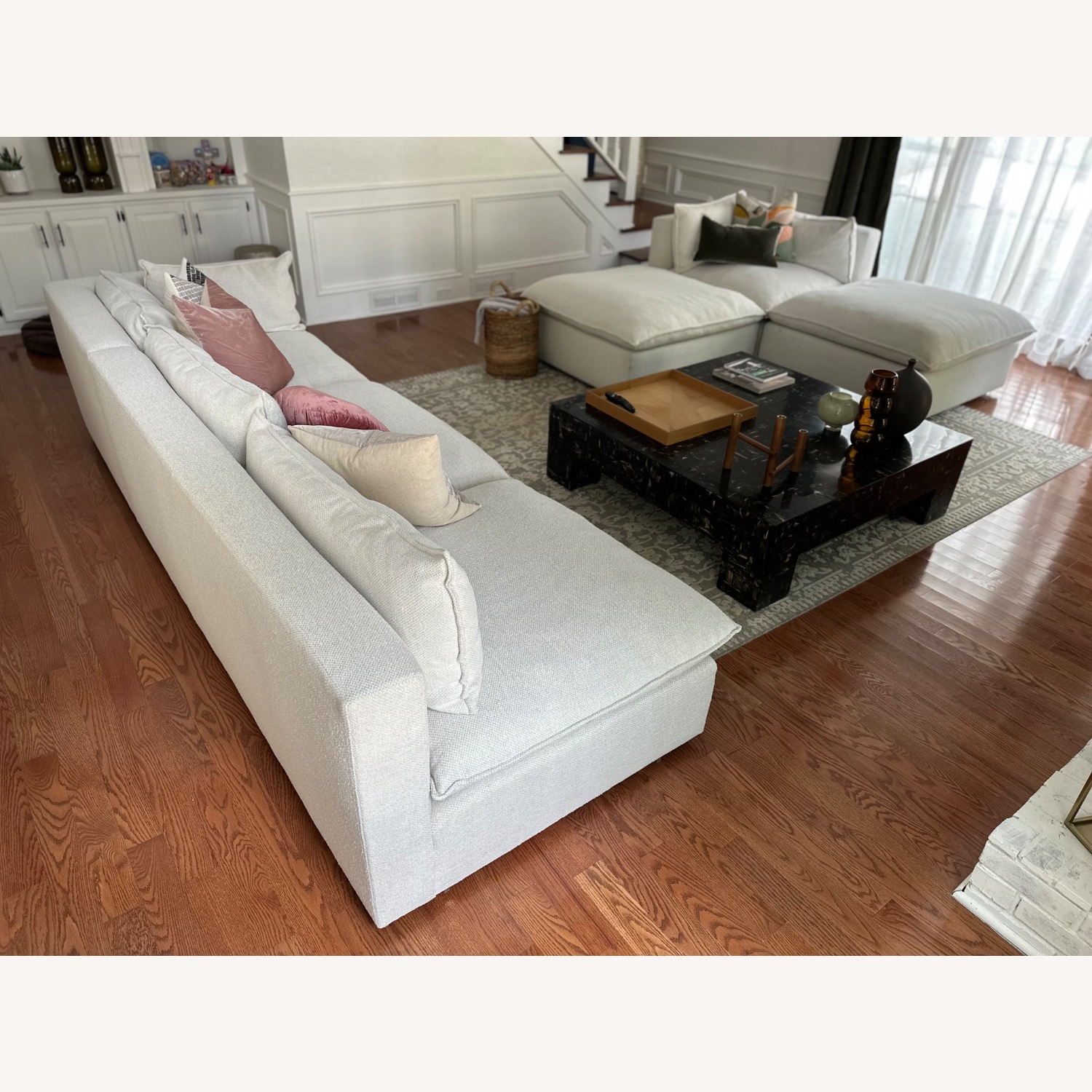 Crate & Barrel Lotus Deep Modular 5-Pcs Sectional - image-5