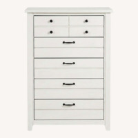 Havertys Briar Lake White Wood Dresser