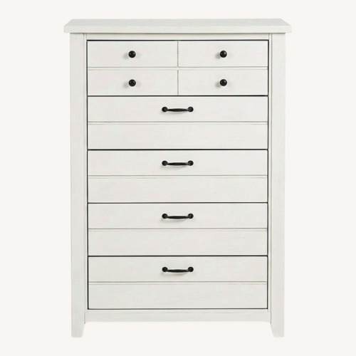 Used Havertys Briar Lake White Wood Dresser for sale on AptDeco