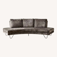 (2) Minotti Natural Velvet 3+ Seater Sofas
