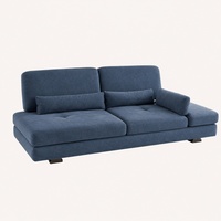 Lazzoni Mony Blue Velvet Sofa/Sleeper