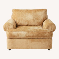 Original Thomasville Chenille Gold Loveseat