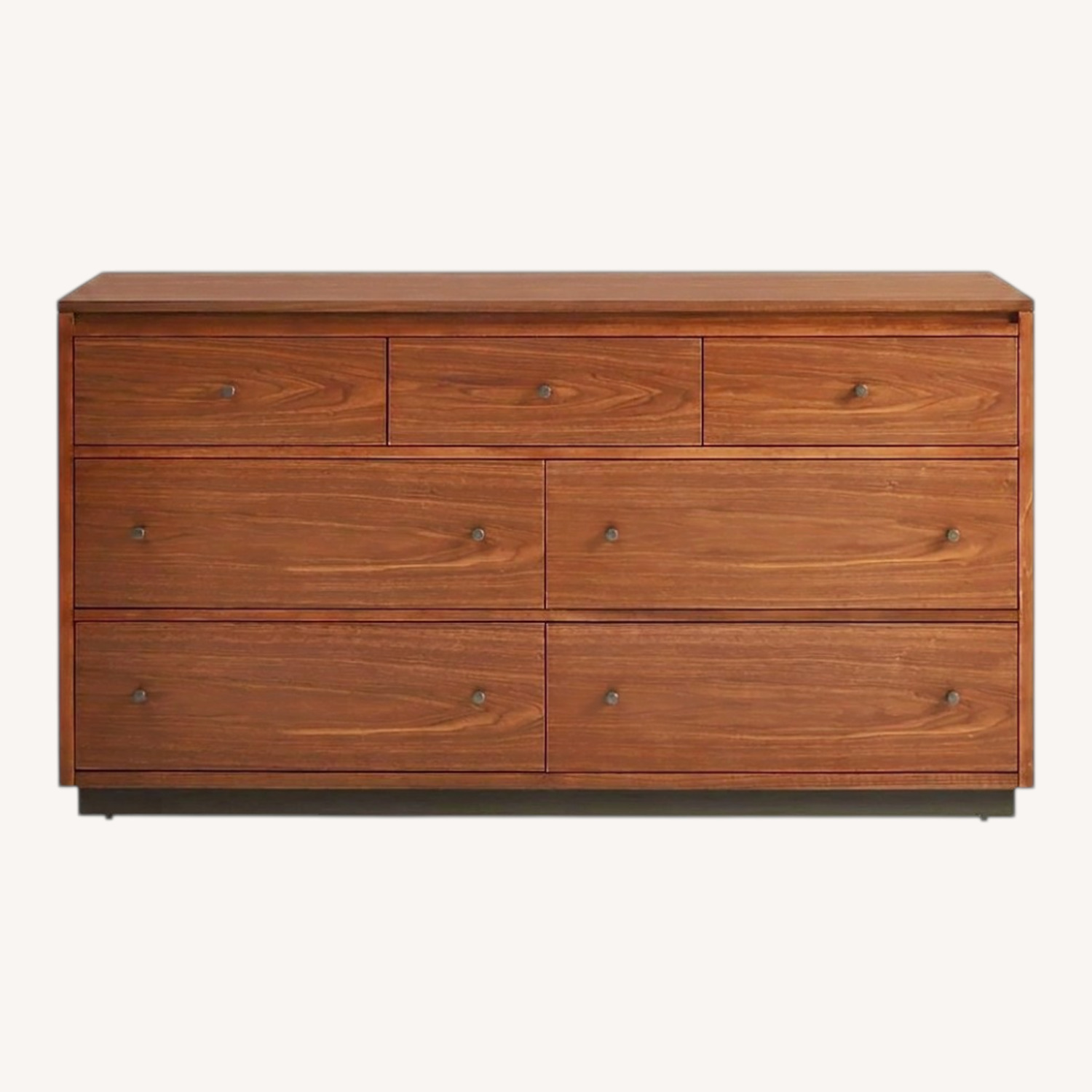 Crate & Barrel Blair Dark Brown Wood Dresser - image-0