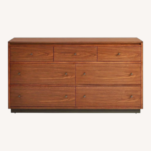 Used Crate & Barrel Blair Dark Brown Wood Dresser for sale on AptDeco