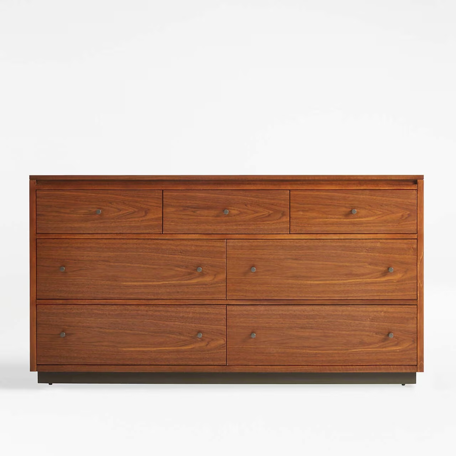 Crate & Barrel Blair Dark Brown Wood Dresser - image-4