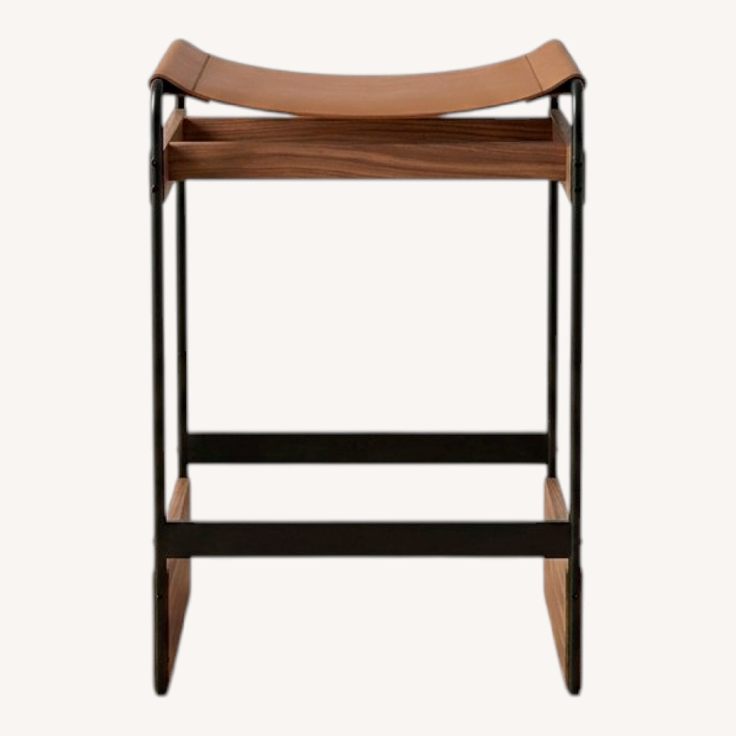 Natural Leather Stools - image-0