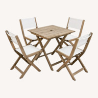 West Elm Portside Patio Table and Chairs
