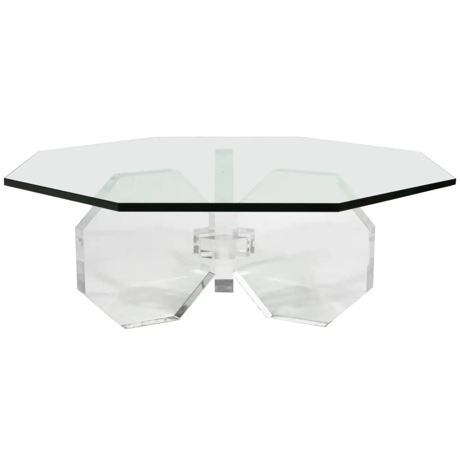 Round Glass Coffee Table - image-4