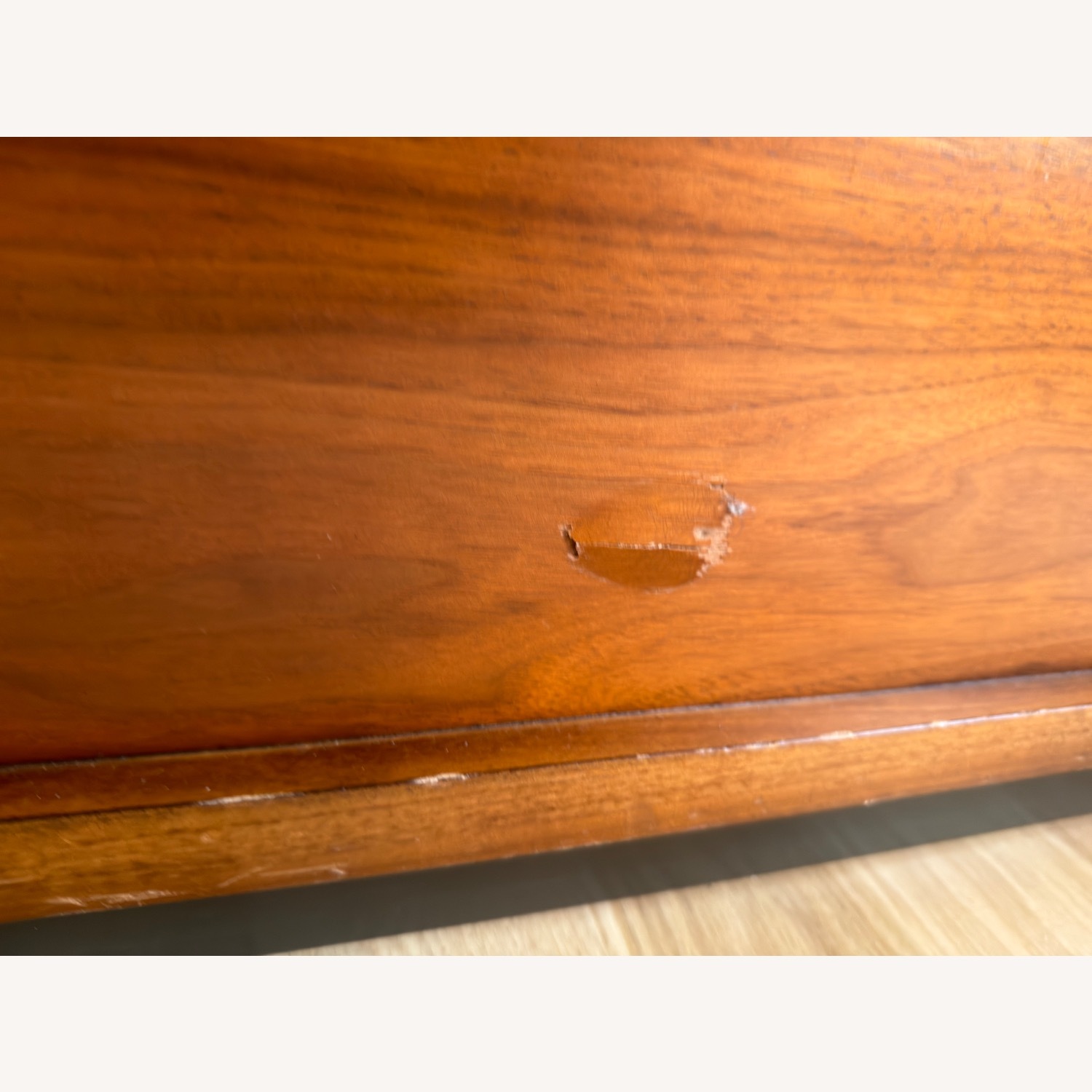 Crate & Barrel Blair Dark Brown Wood Queen Bed - image-5