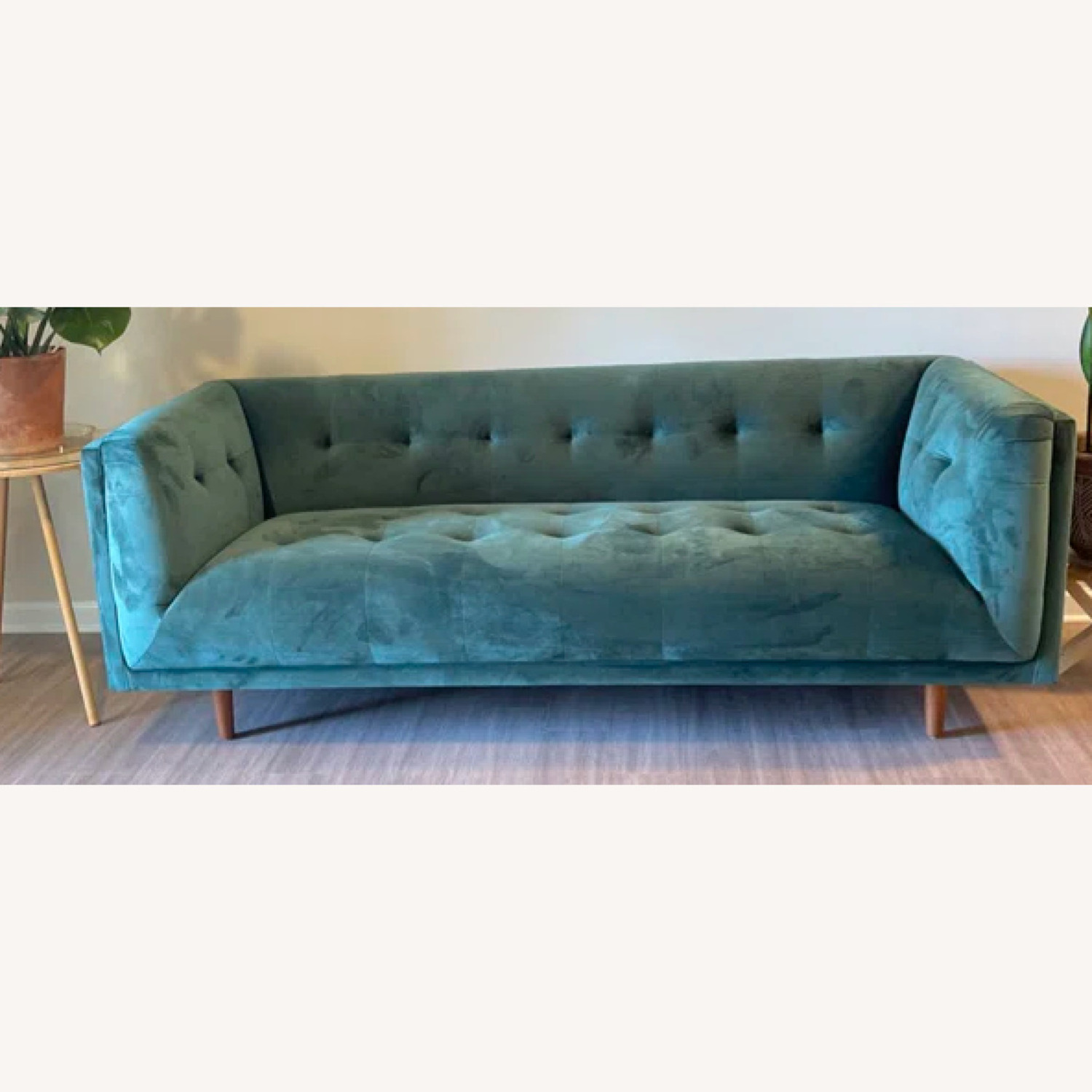 AllModern Emerald Green Couch - image-1