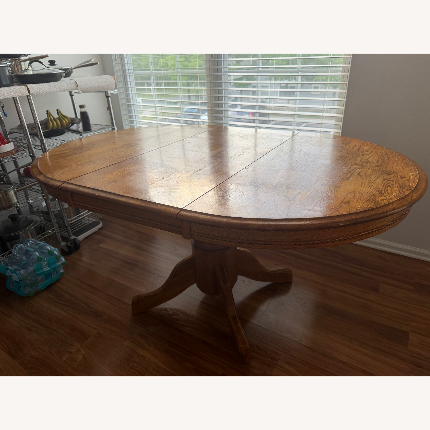 Intercon Oak Wood Dining Table - image-1