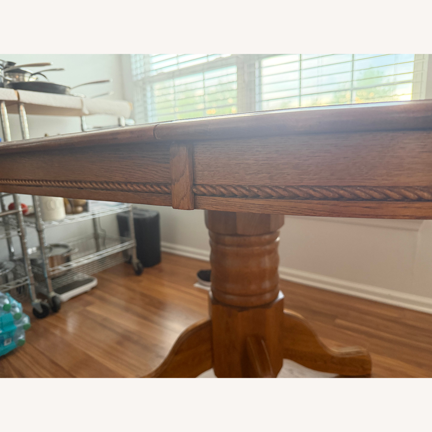 Intercon Oak Wood Dining Table - image-2