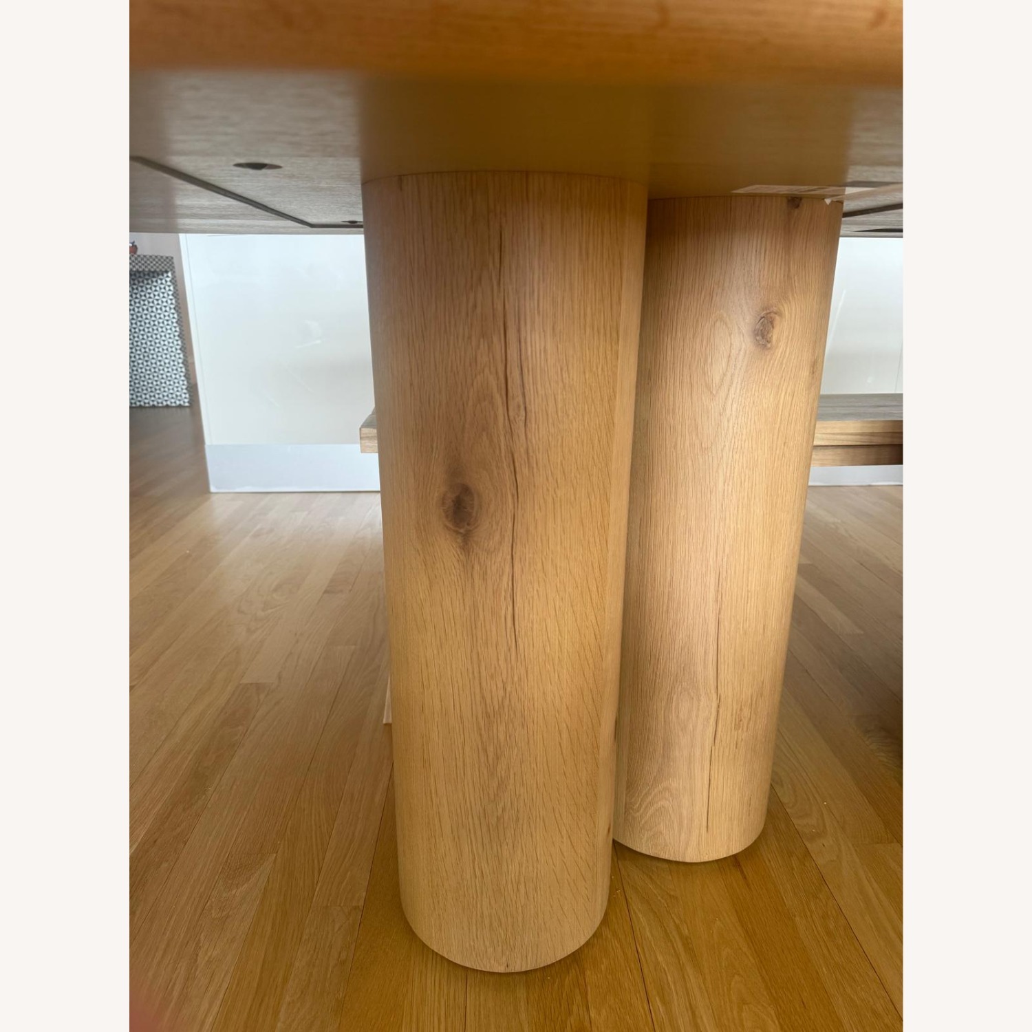 Restoration Hardware Oslo Cylinder Rectangular Dining Table - image-2