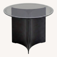 Smoked Black Glass Dining/Entranceway/Foyer Table