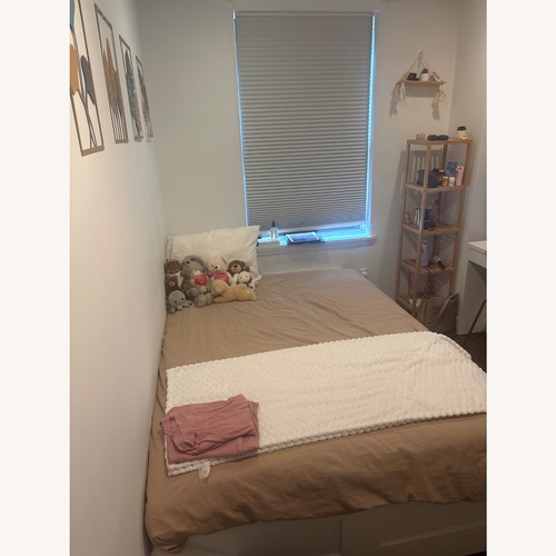 Used IKEA White Full Bed for sale on AptDeco