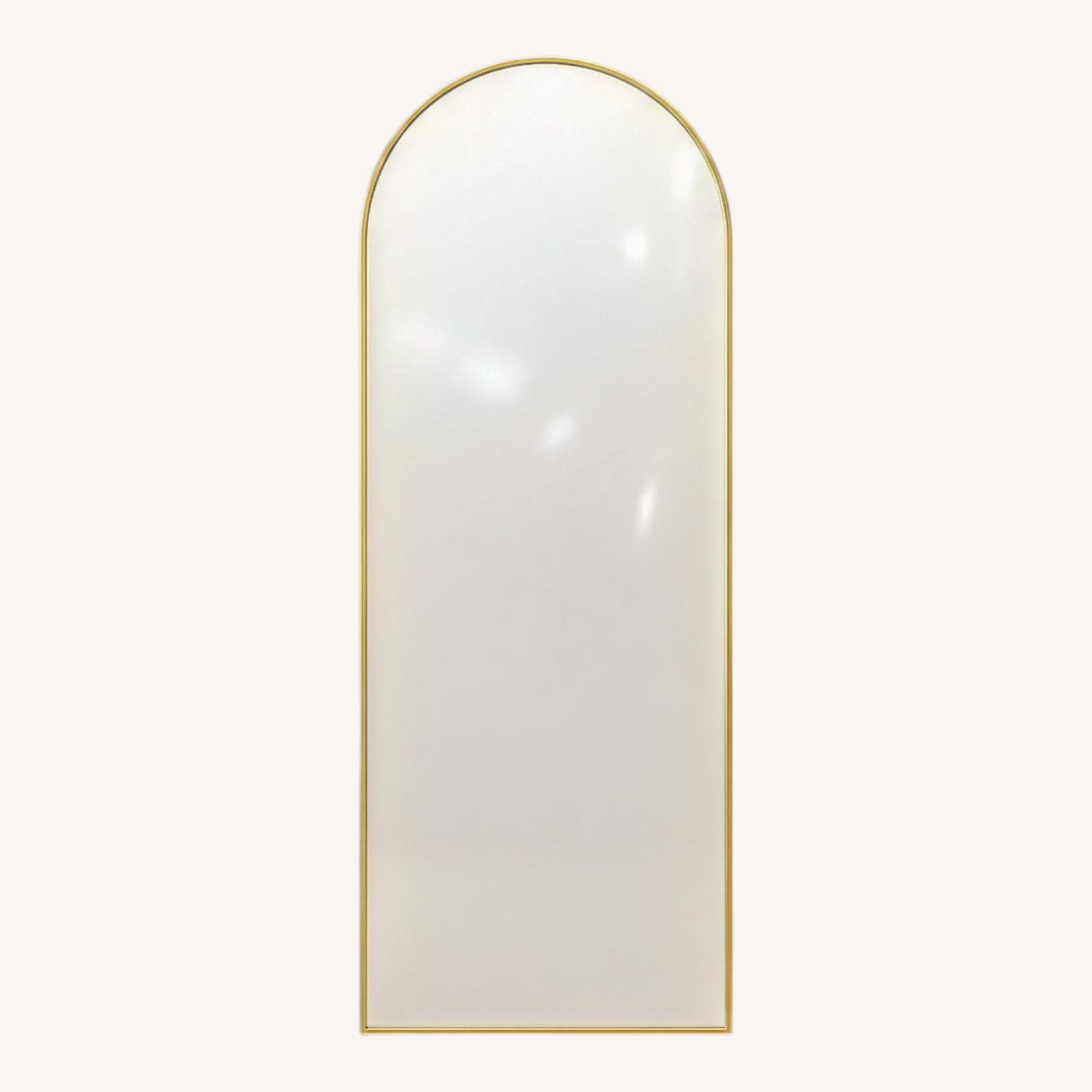 Arched Full Length Mirror with Stand - image-0