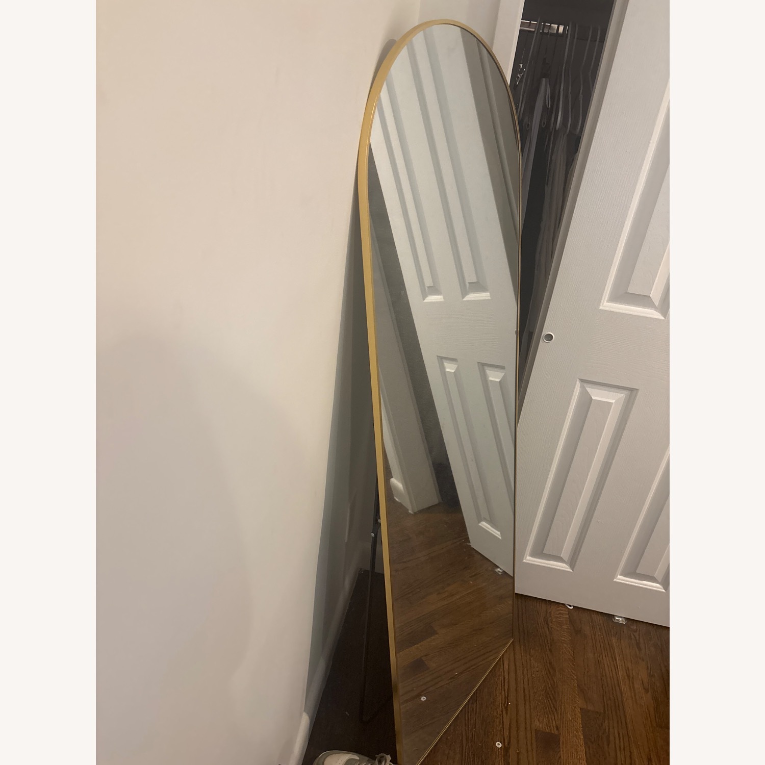 Arched Full Length Mirror with Stand - image-3