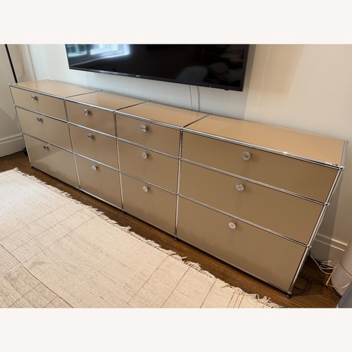 Used USM Modular Furniture Light Brown Dresser for sale on AptDeco