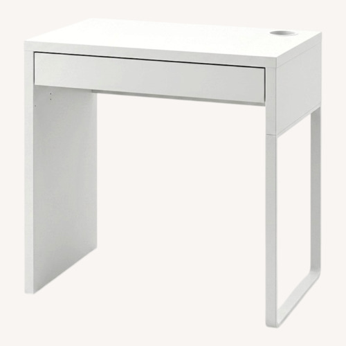 Used IKEA MICKE White Desk for sale on AptDeco