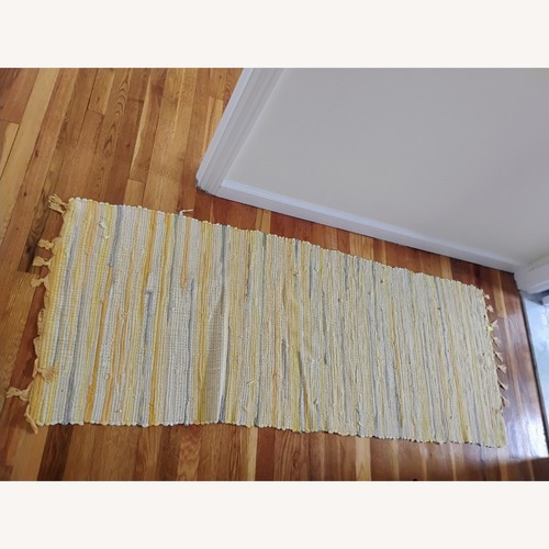Used Cotton Runner Rug 2.1' x 5.3' for sale on AptDeco