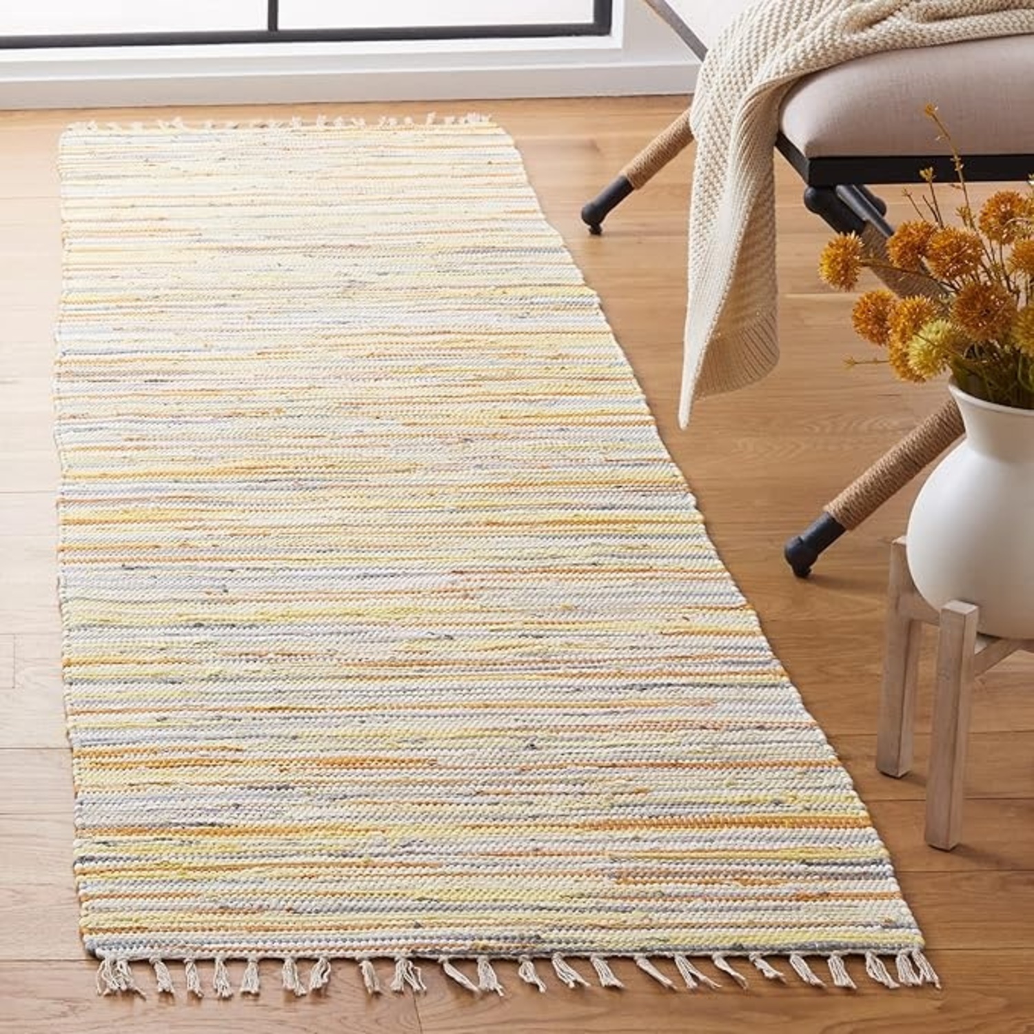 Cotton Runner Rug 2.1' x 5.3' - image-4