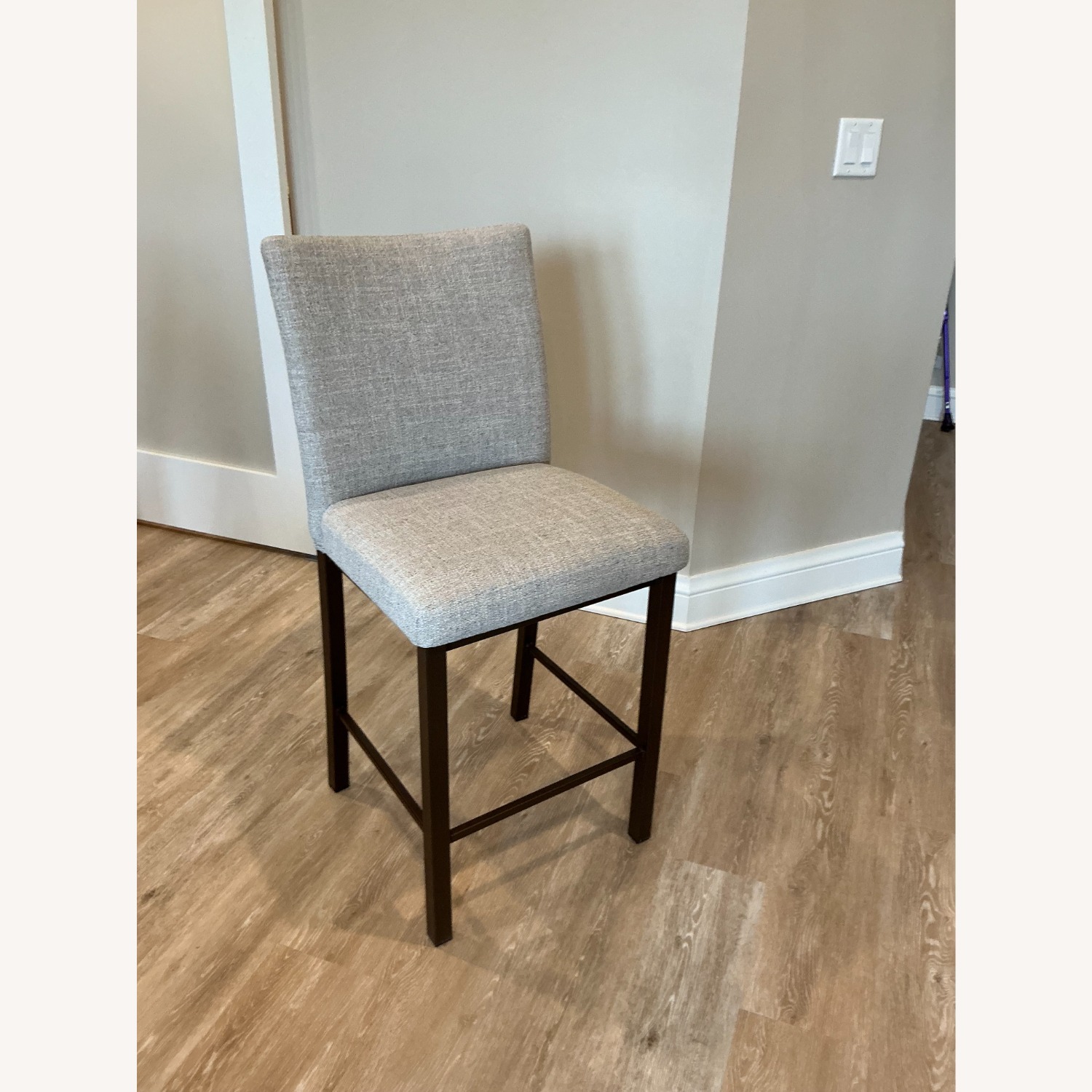 Taylor Made Custom Furniture Light Gray Bar Stool - image-1