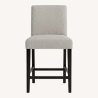 Taylor Made Custom Furniture Light Gray Bar Stool