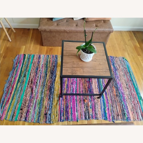 Used Cotton Small Rug 3.2' x 6' for sale on AptDeco