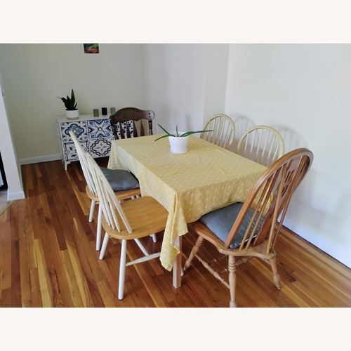 Used IKEA Natural Wood Dining Table for sale on AptDeco