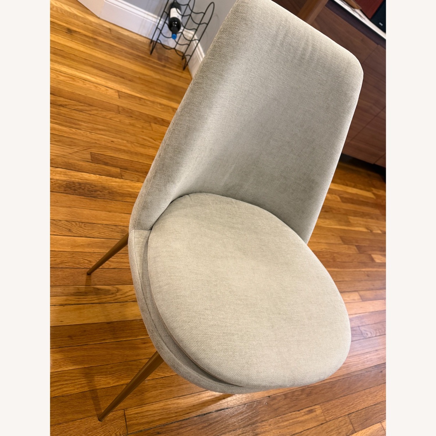West Elm Dune Distressed Velvet Dining Chairs - image-2