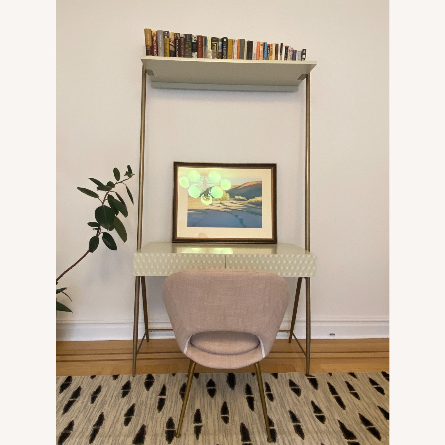 West Elm Audrey Desk with Shelf  - image-4