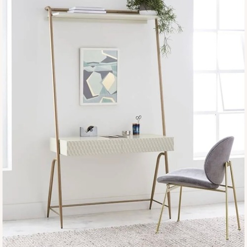 Used West Elm Audrey Desk with Shelf  for sale on AptDeco