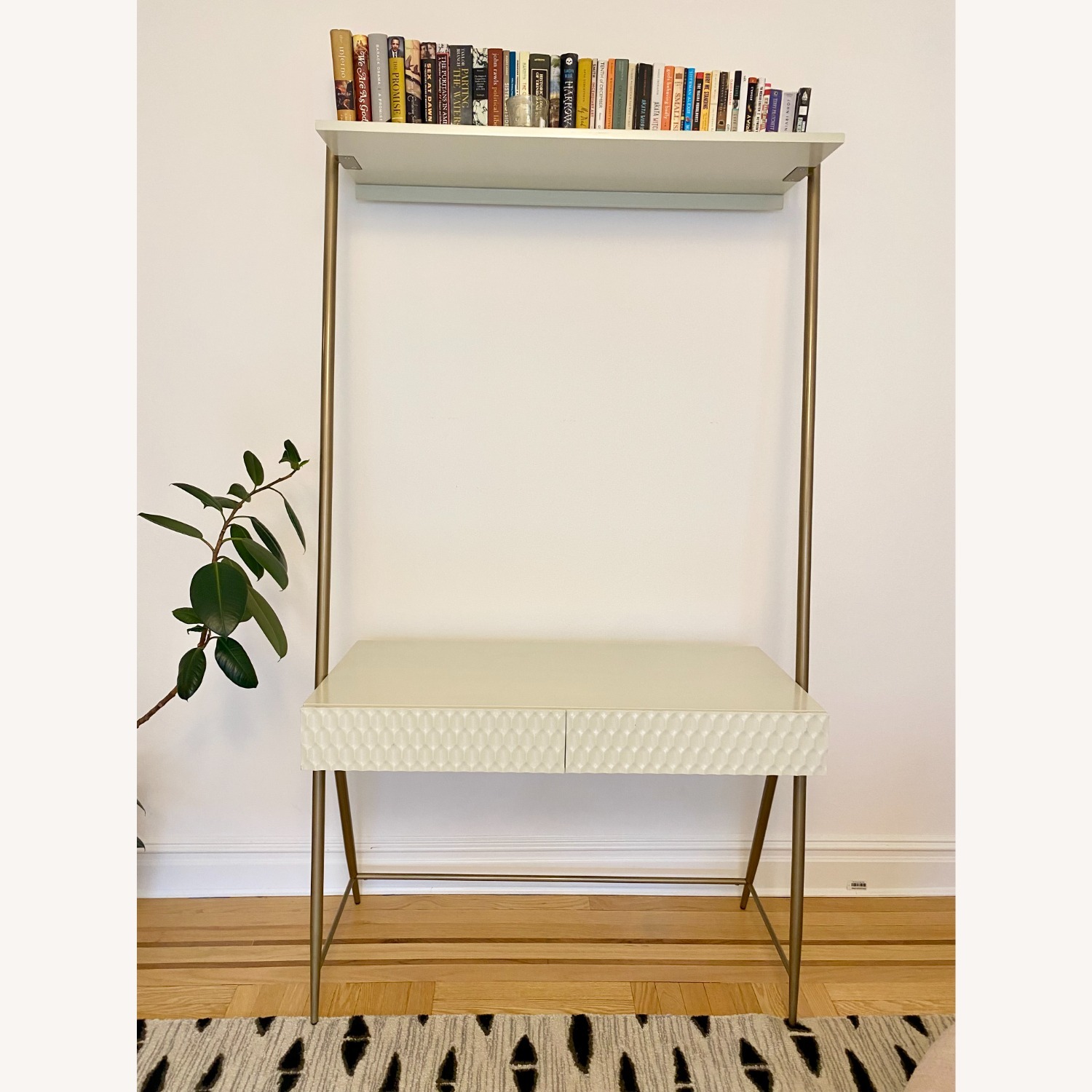 West Elm Audrey Desk with Shelf  - image-5