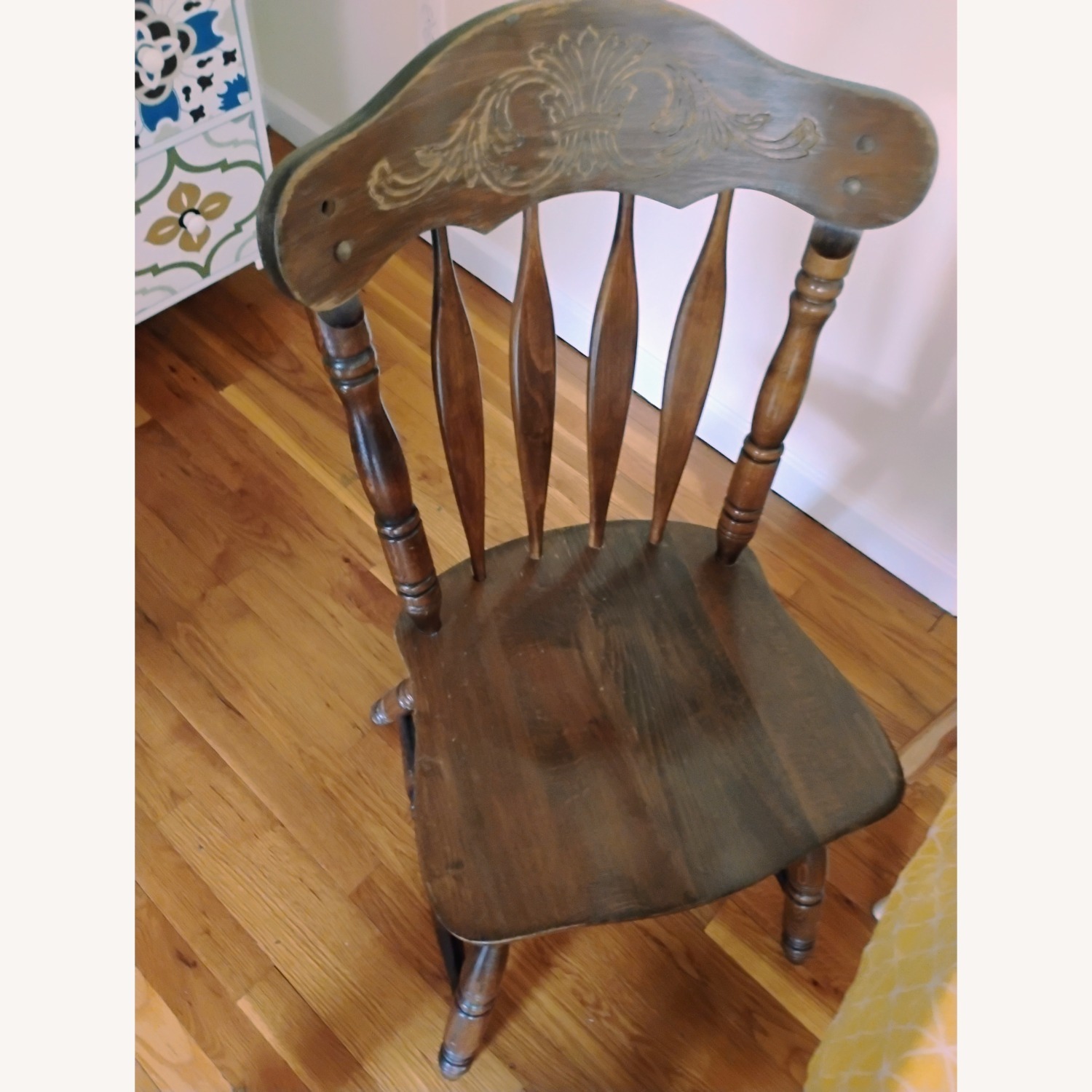 Vintage/Antique Finds Dark Brown Dining Chair - image-3