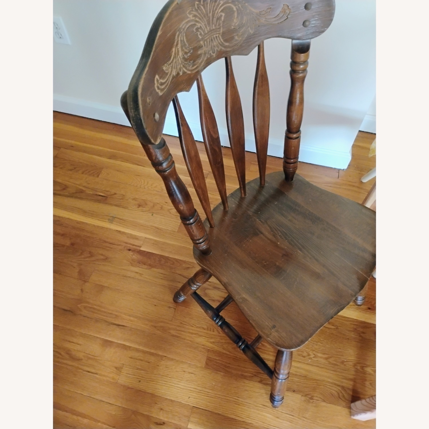 Vintage/Antique Finds Dark Brown Dining Chair - image-2
