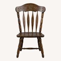 Vintage/Antique Finds Dark Brown Dining Chair