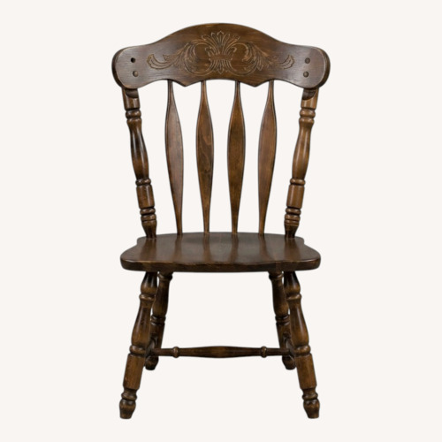 Used Vintage/Antique Finds Dark Brown Dining Chair for sale on AptDeco