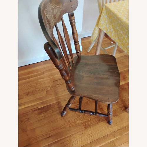 Used Vintage/Antique Finds Dark Brown Dining Chair for sale on AptDeco