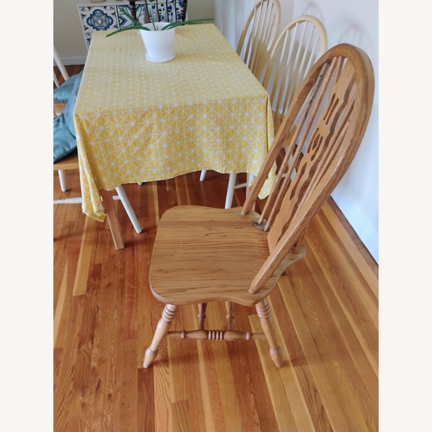 Vintage/Antique Finds Natural Wood Dining Chair - image-2