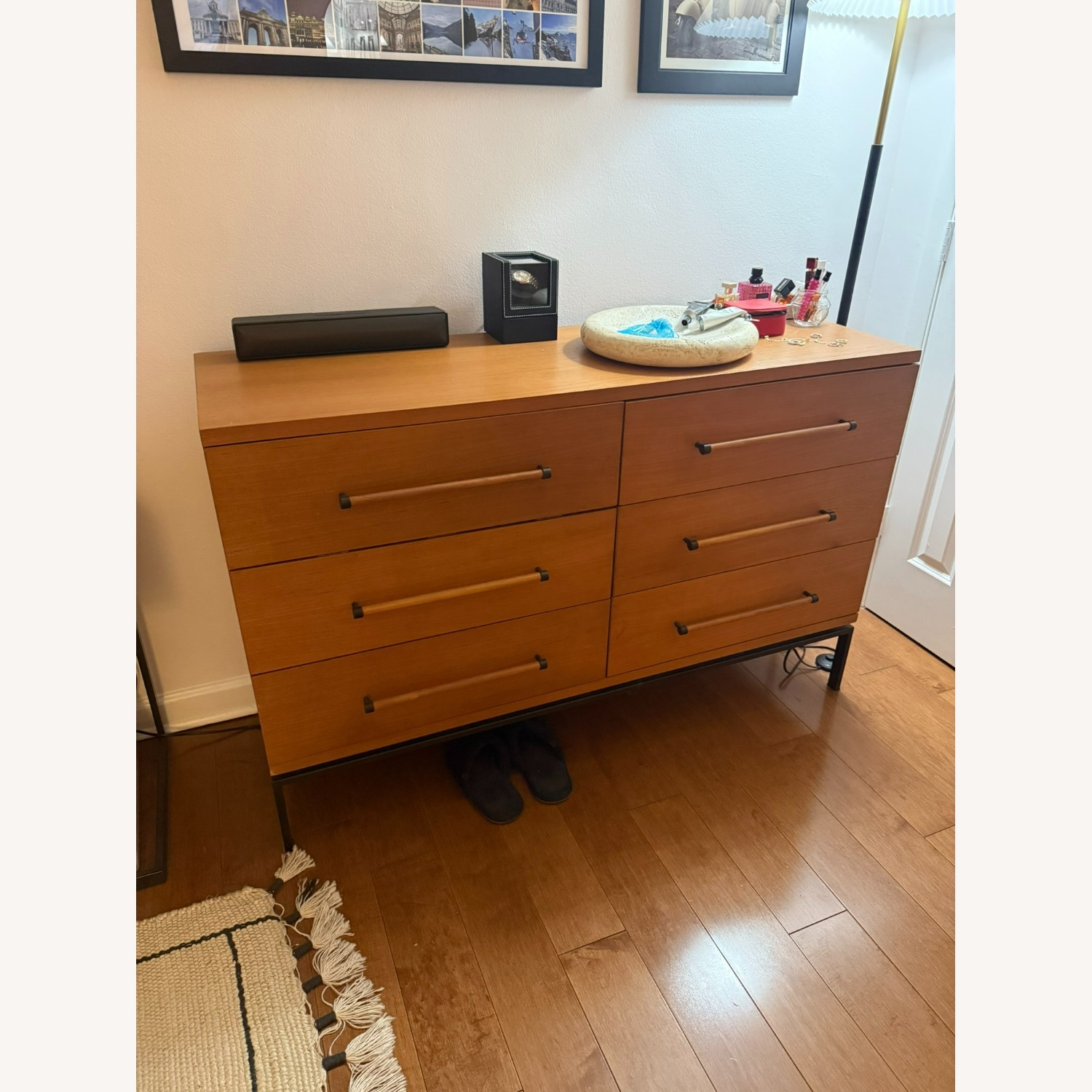 West Elm Nash Teak 6-Drawer 54" Dresser - image-6