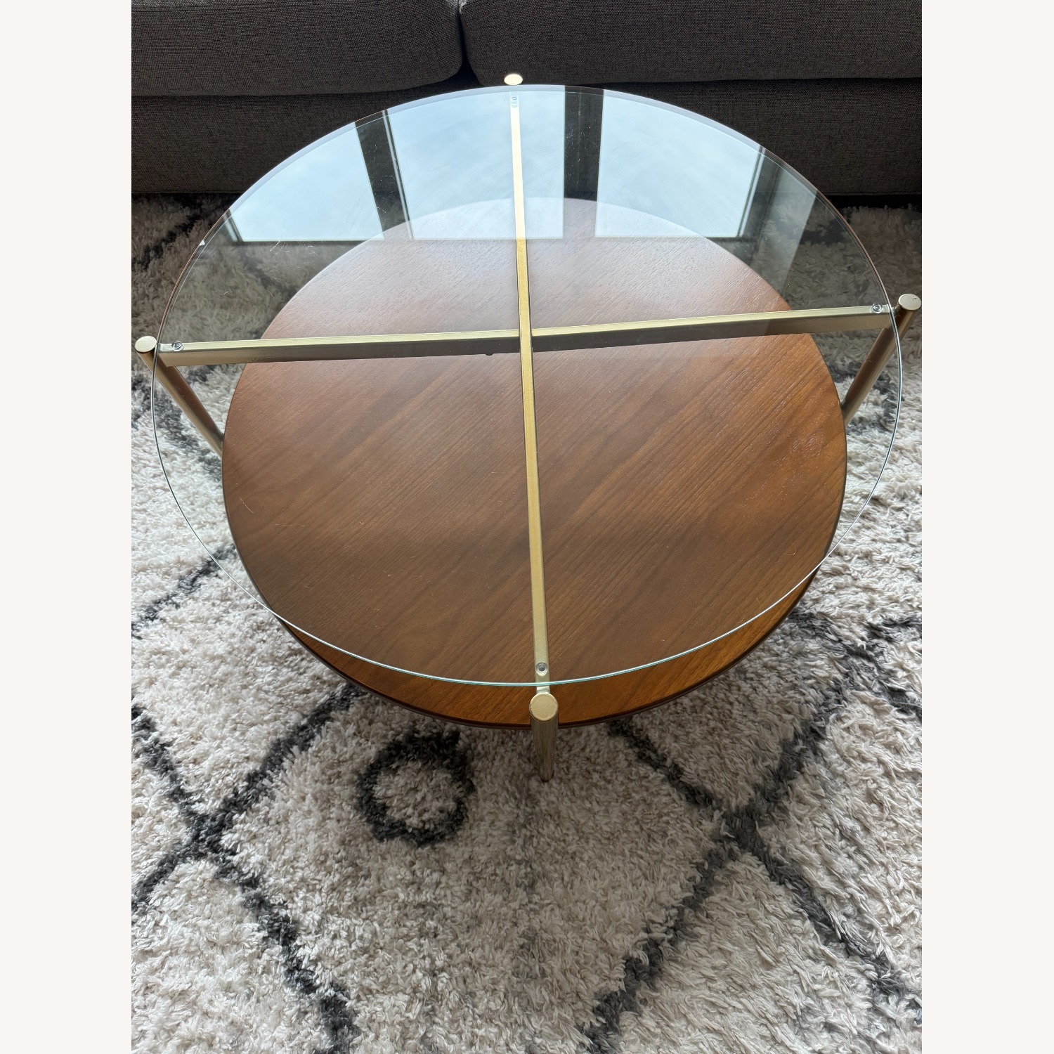 West Elm Mid-Century Art Display Coffee Table - image-1